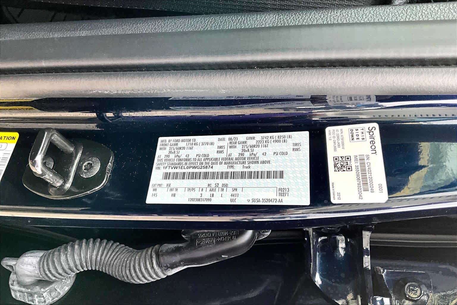 Certified 2023 Ford F150 Lightning Lariat AWD/4WD image 33