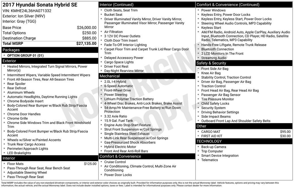 Used 2017 Hyundai Sonata SE FWD image 7