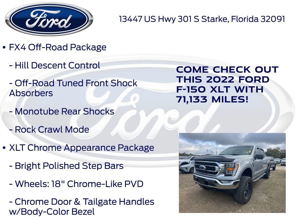 Certified 2022 Ford F150 XLT w/ Equipment Group 302A High image 23