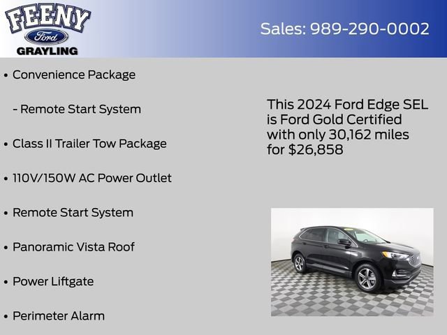 Certified 2024 Ford Edge SEL w/ Convenience Package image 14