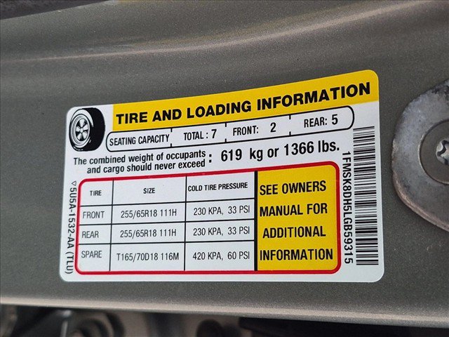 Certified 2020 Ford Explorer XLT AWD/4WD image 25