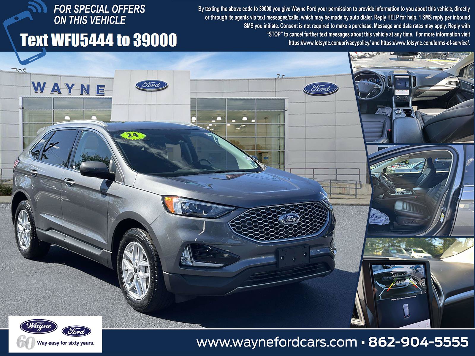 Certified 2024 Ford Edge SEL w/ Convenience Package