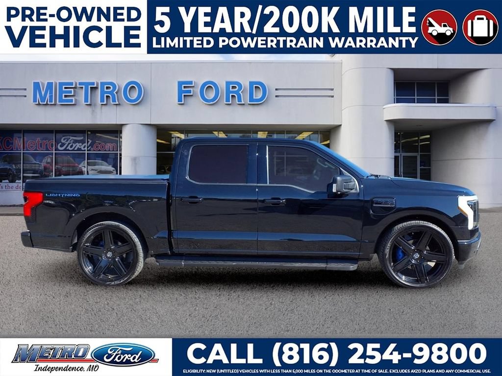 Certified 2023 Ford F150 Lightning XLT w/ Equipment Group 312A High AWD/4WD image 2
