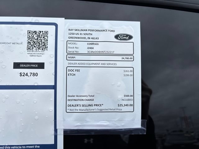Used 2022 Jeep Compass Trailhawk w/ Trailhawk Convenience Group AWD/4WD image 3