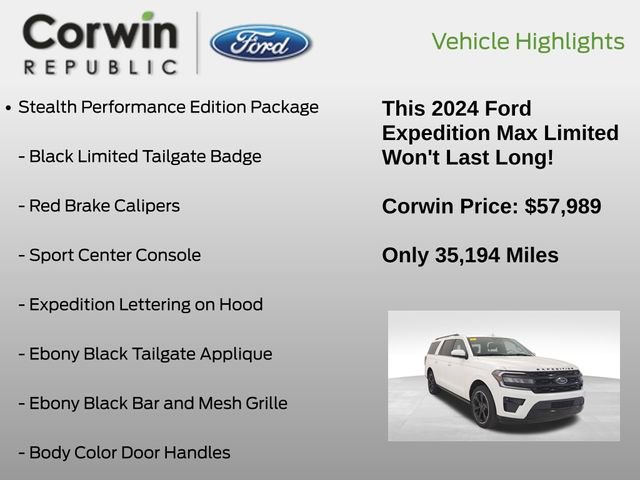 Certified 2024 Ford Expedition Max Limited image 7