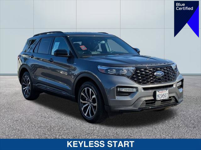 Certified 2022 Ford Explorer ST-Line w/ Class IV Trailer Tow Package