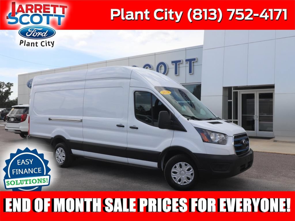 Certified 2023 Ford E-Transit 148 High Roof Extended w/ Interior Upgrade Package RWD image 1