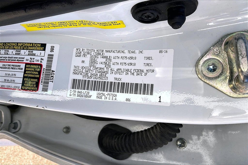 Used 2016 Toyota Tundra TRD Pro image 16