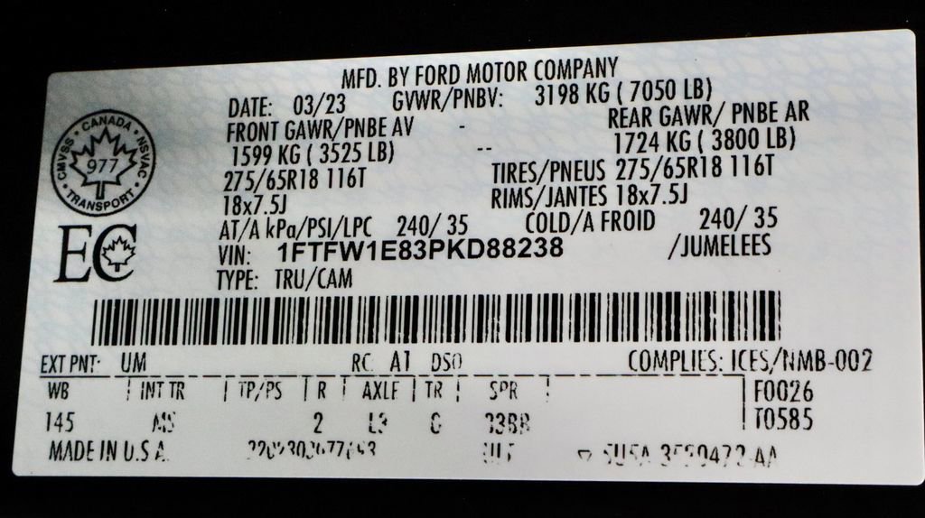 Certified 2023 Ford F150 XLT w/ Equipment Group 302A High image 34