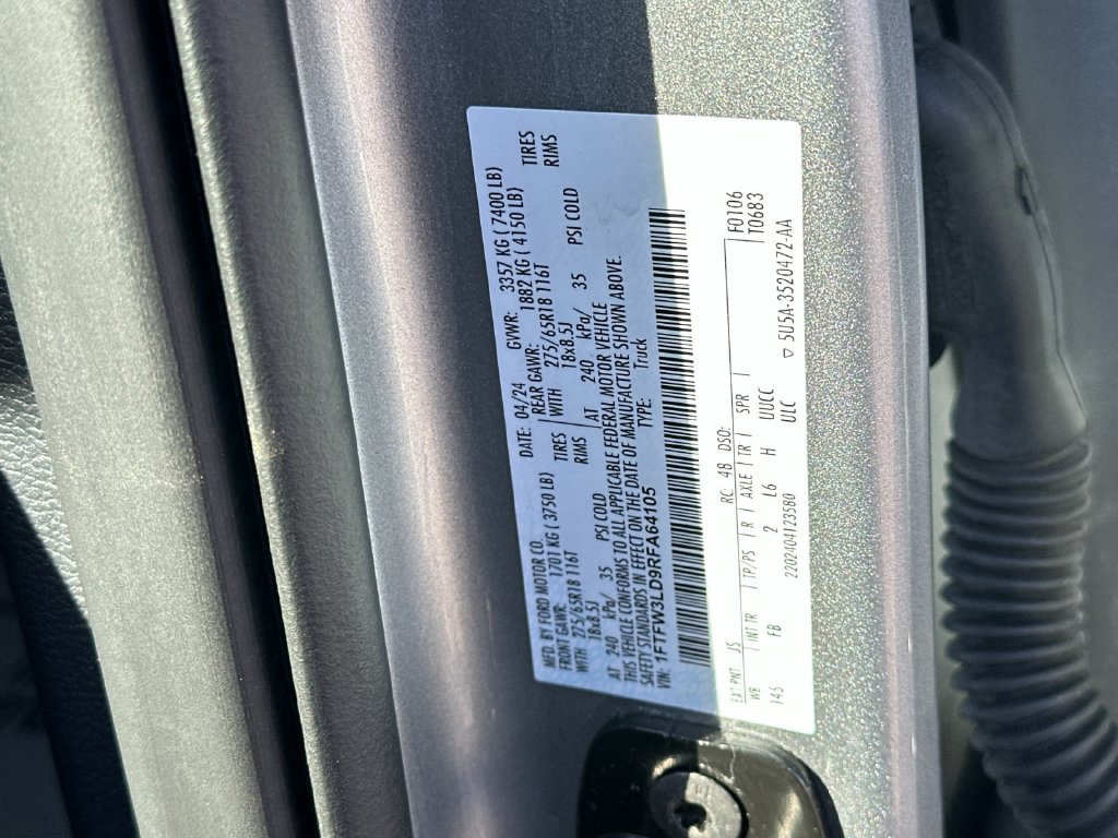 Certified 2024 Ford F150 XLT w/ Equipment Group 302A MID AWD/4WD image 26