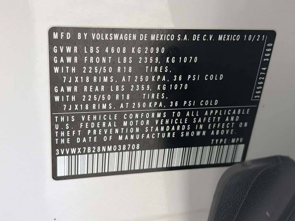 Used 2022 Volkswagen Taos SE image 9