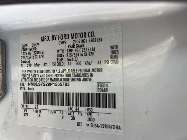 Certified 2023 Ford Transit Connect XL image 20