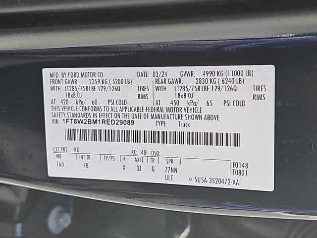 Certified 2024 Ford F250 Platinum w/ Tremor Off-Road Package AWD/4WD image 37