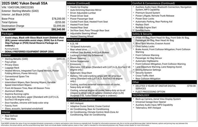 Used 2025 GMC Yukon Denali RWD image 27