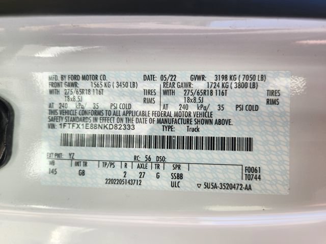Certified 2022 Ford F150 XL w/ STX Appearance Package AWD/4WD image 26