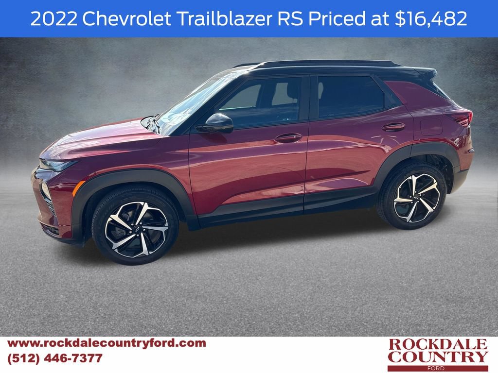 Used 2022 Chevrolet TrailBlazer RS w/ Sun and Liftgate Package