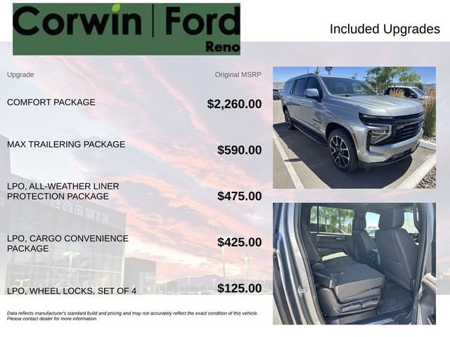 Used 2025 Chevrolet Suburban RST w/ Comfort Package AWD/4WD image 3