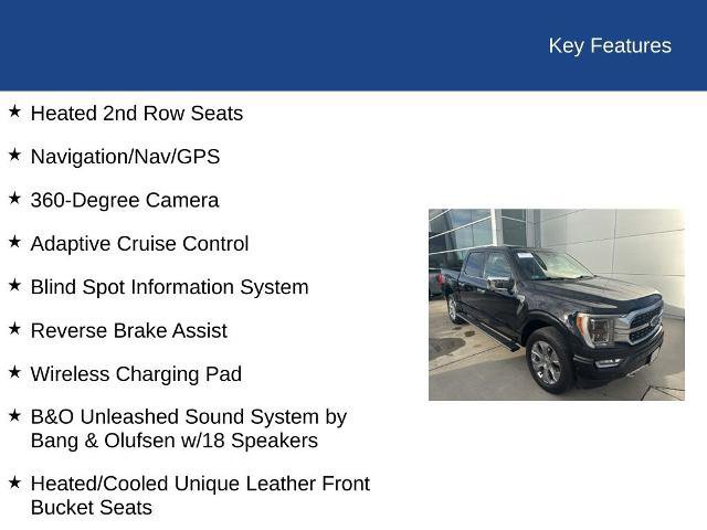 Certified 2023 Ford F150 Platinum w/ Equipment Group 701A High image 36
