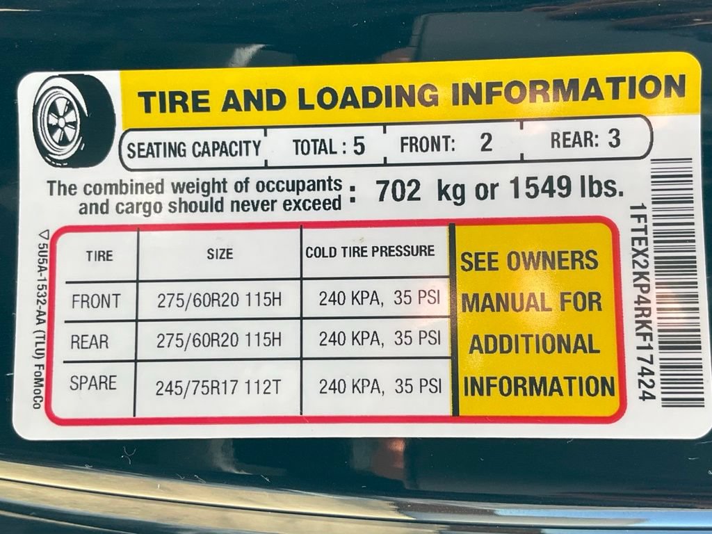Certified 2024 Ford F150 STX w/ STX Black Appearance Package RWD image 52