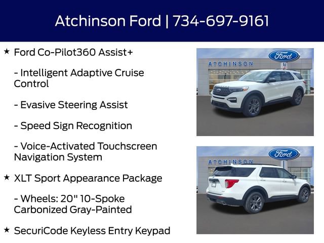 Certified 2022 Ford Explorer XLT w/ Equipment Group 202A AWD/4WD image 17