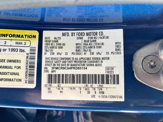 Certified 2023 Ford Bronco Sport Outer Banks AWD/4WD image 29