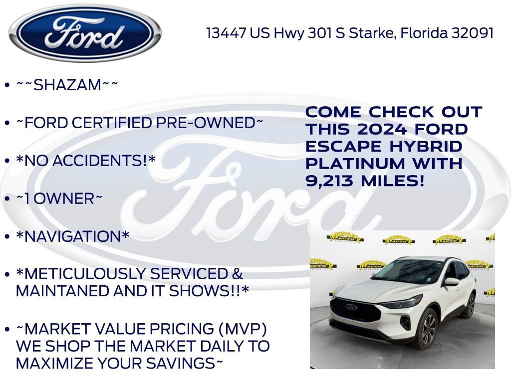 Certified 2024 Ford Escape Platinum w/ Premium Technology Package image 11