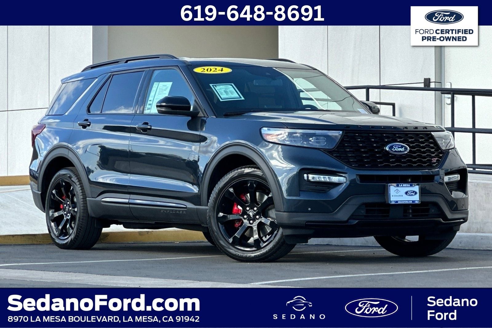 Certified 2024 Ford Explorer ST w/ Equipment Group 401A