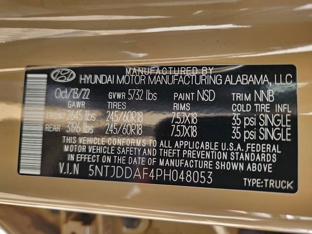 Used 2023 Hyundai Santa Cruz SEL Premium w/ Cargo Package AWD/4WD image 28