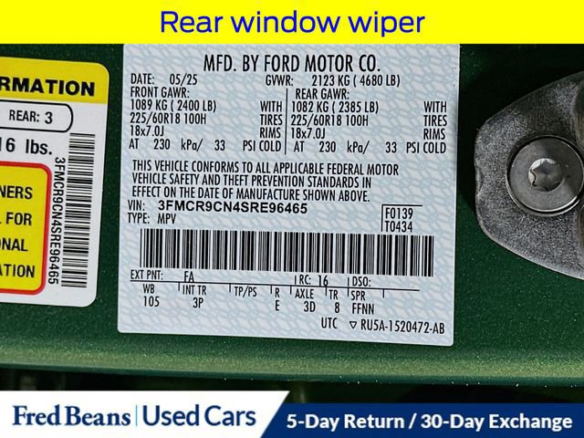 Certified 2025 Ford Bronco Sport Outer Banks image 36