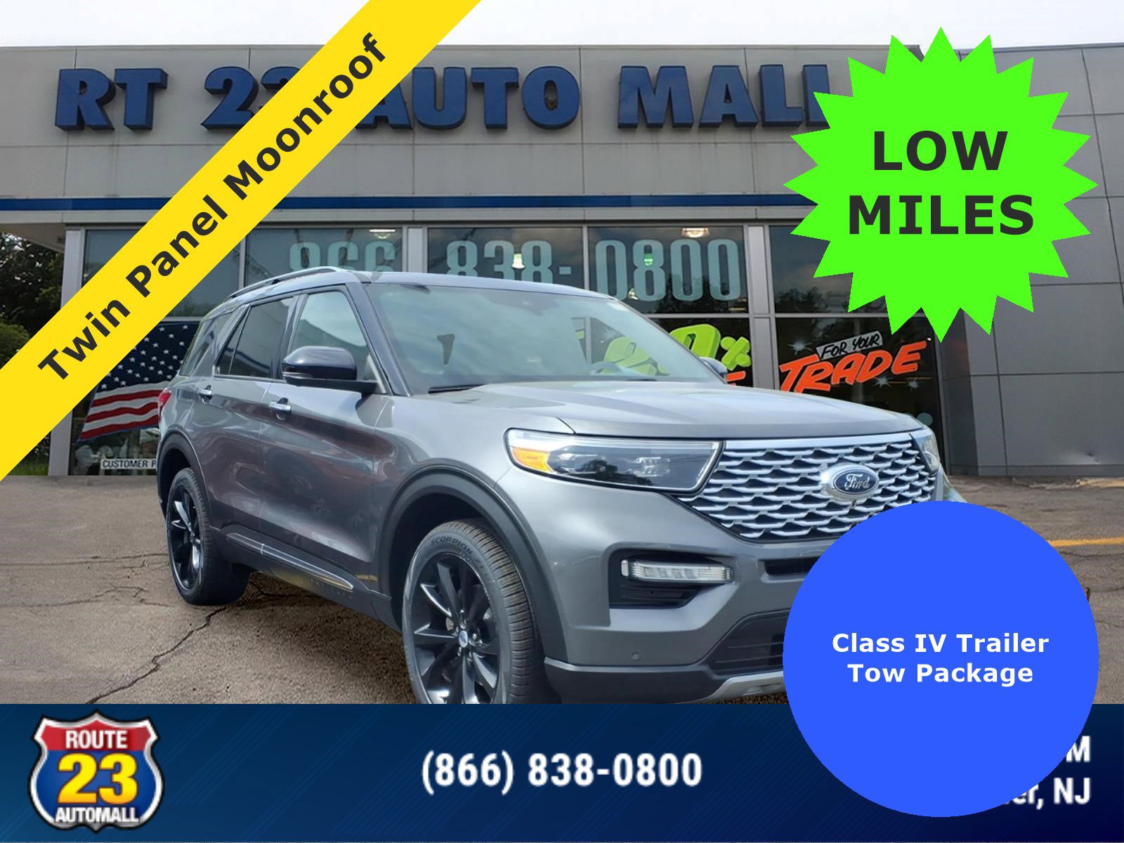 Certified 2023 Ford Explorer Platinum w/ Technology Package AWD/4WD image 1