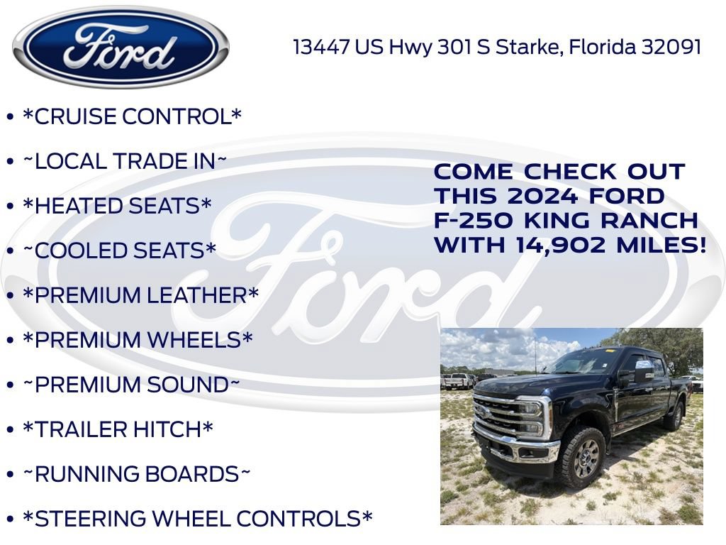 Certified 2024 Ford F250 King Ranch w/ Chrome Package AWD/4WD image 17