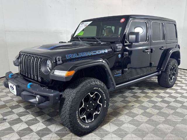 Used 2021 Jeep Wrangler Unlimited Rubicon 4xe w/ Steel Bumper Group AWD/4WD image 9