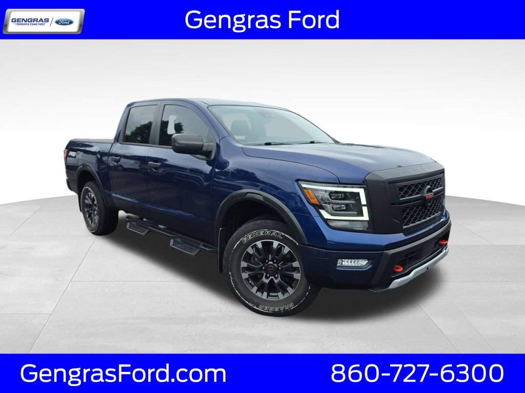 Used 2022 Nissan Titan PRO-4X w/ Off Road Protection Package AWD/4WD image 1
