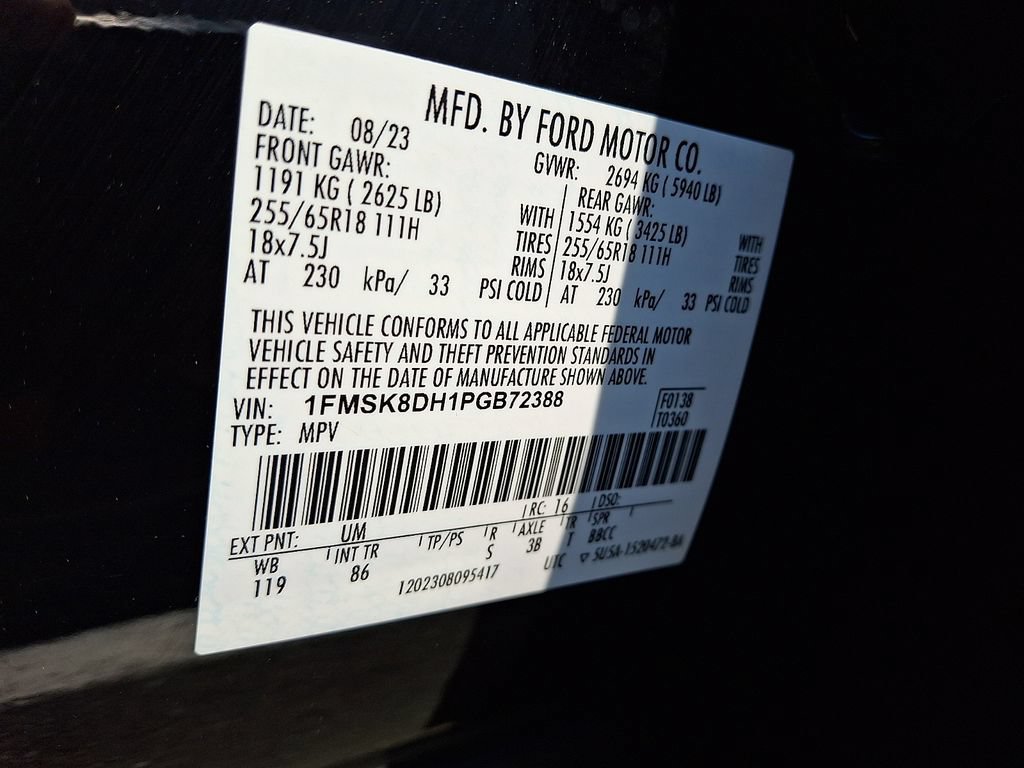 Certified 2023 Ford Explorer XLT AWD/4WD image 30