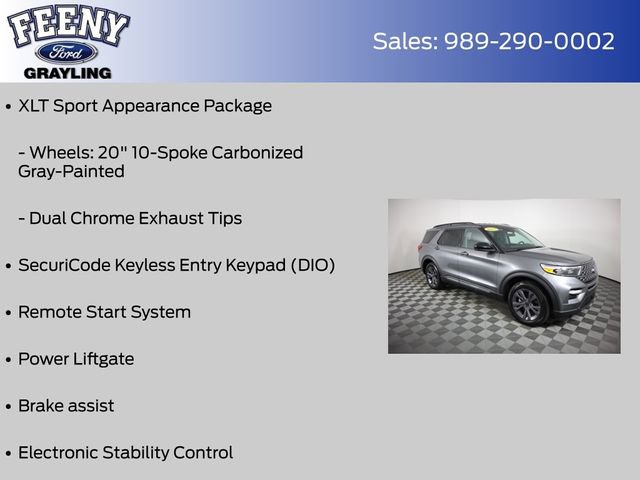 Certified 2023 Ford Explorer XLT w/ Equipment Group 202A image 16