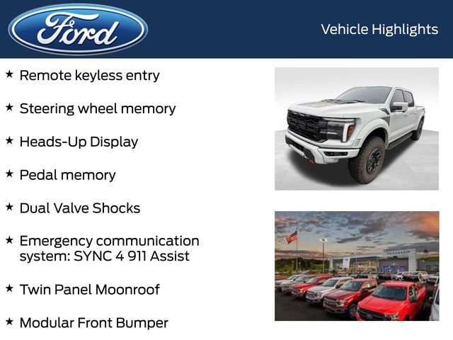 Certified 2024 Ford F150 Raptor w/ Equipment Group 803A Raptor R image 9