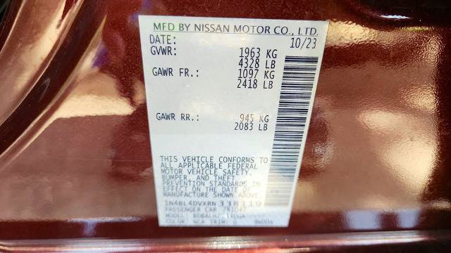 Used 2024 Nissan Altima 2.5 SV FWD image 32