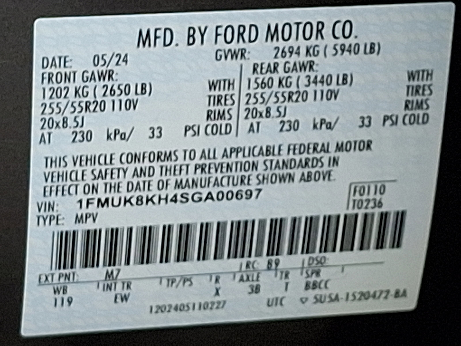 Certified 2025 Ford Explorer ST-Line image 26