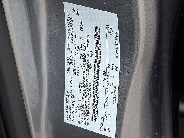 Certified 2023 Ford Ranger XLT w/ Equipment Group 301A Mid image 26