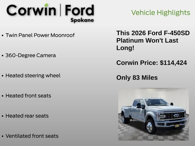Certified 2026 Ford F450 Platinum AWD/4WD image 12