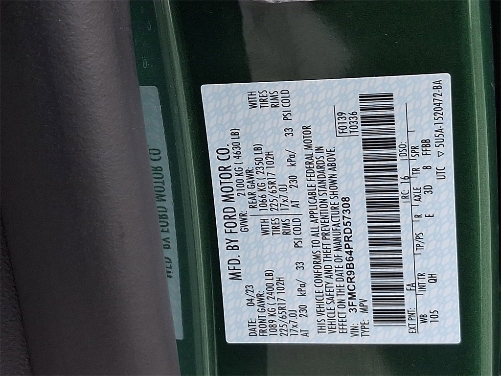 Certified 2023 Ford Bronco Sport Big Bend w/ Convenience Package image 27