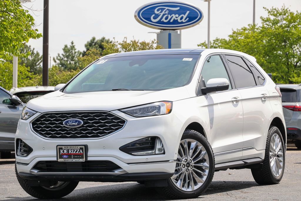 Certified 2021 Ford Edge Titanium w/ Equipment Group 301A AWD/4WD image 2