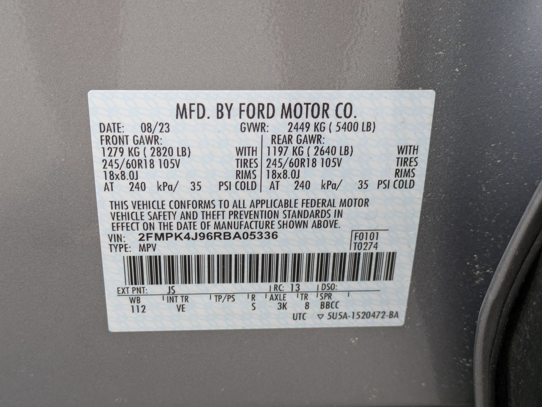 Certified 2024 Ford Edge SEL w/ Convenience Package AWD/4WD image 26