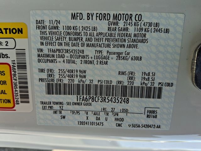 Certified 2024 Ford Mustang GT Premium RWD image 25