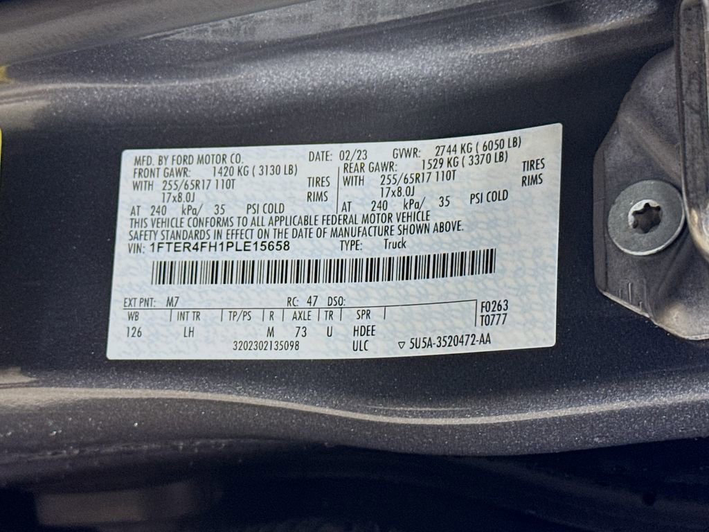 Certified 2023 Ford Ranger XLT w/ Equipment Group 301A Mid AWD/4WD image 31