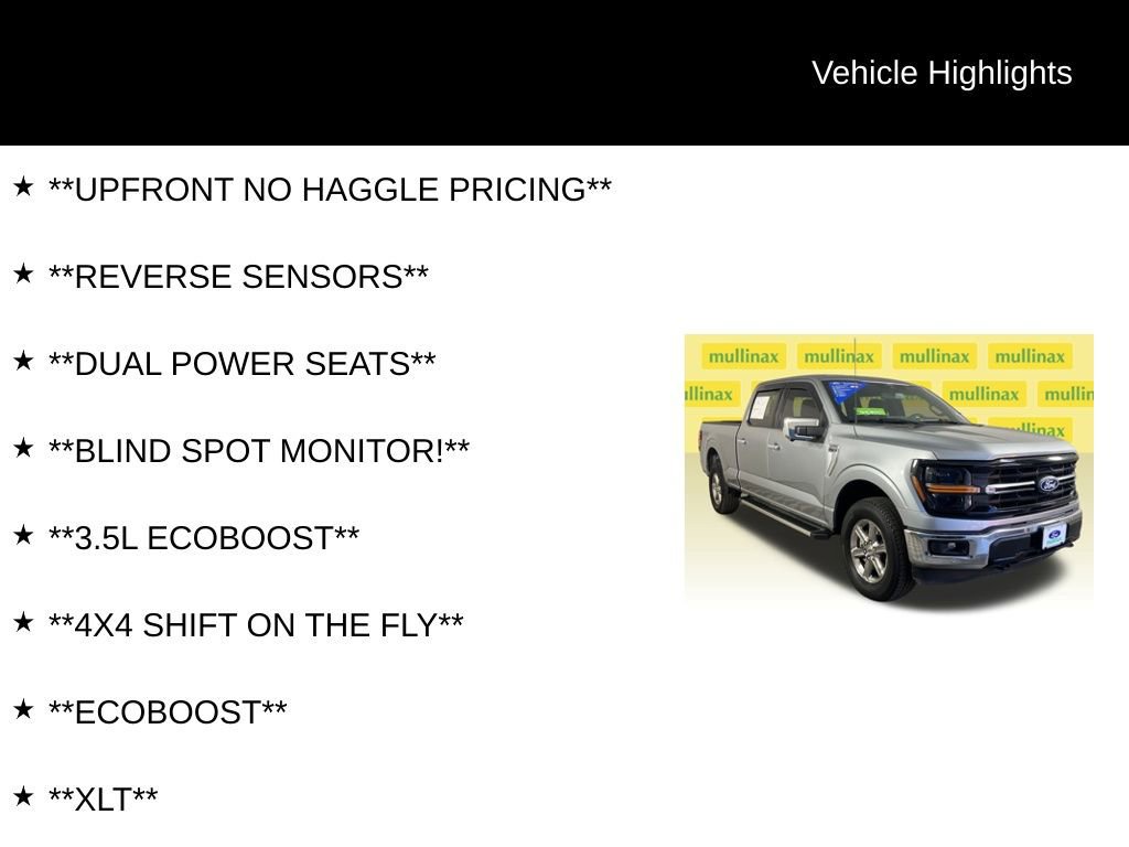 Certified 2025 Ford F150 XLT w/ Equipment Group 302A MID image 8