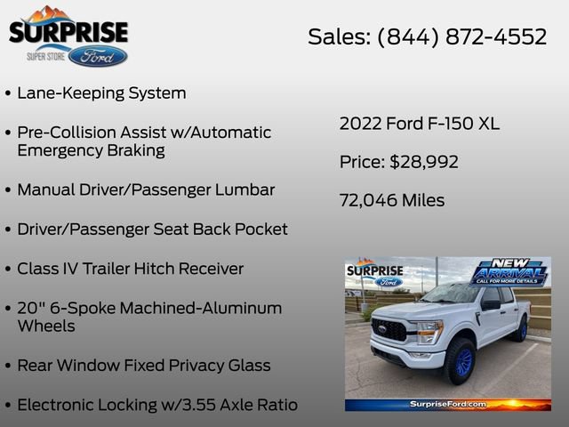 Certified 2022 Ford F150 XL w/ STX Appearance Package AWD/4WD image 17