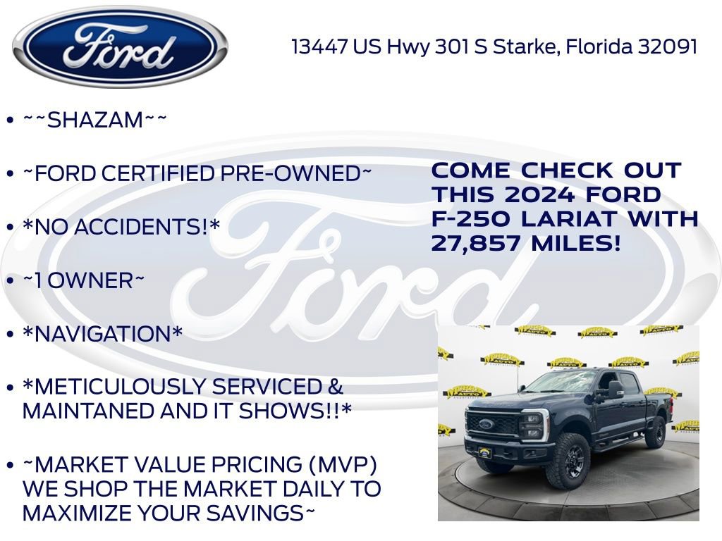 Certified 2024 Ford F250 Lariat w/ Lariat Ultimate Package AWD/4WD image 6