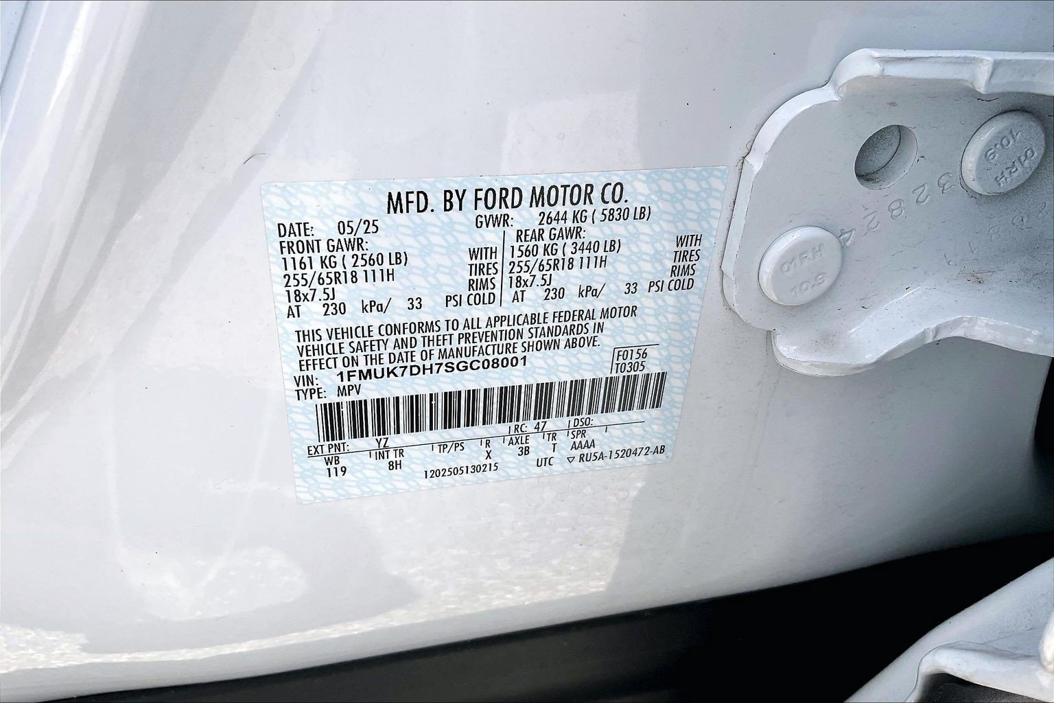 Certified 2025 Ford Explorer Active RWD image 32