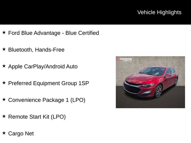Used 2022 Chevrolet Malibu RS w/ LPO, Convenience Package 1 FWD image 2
